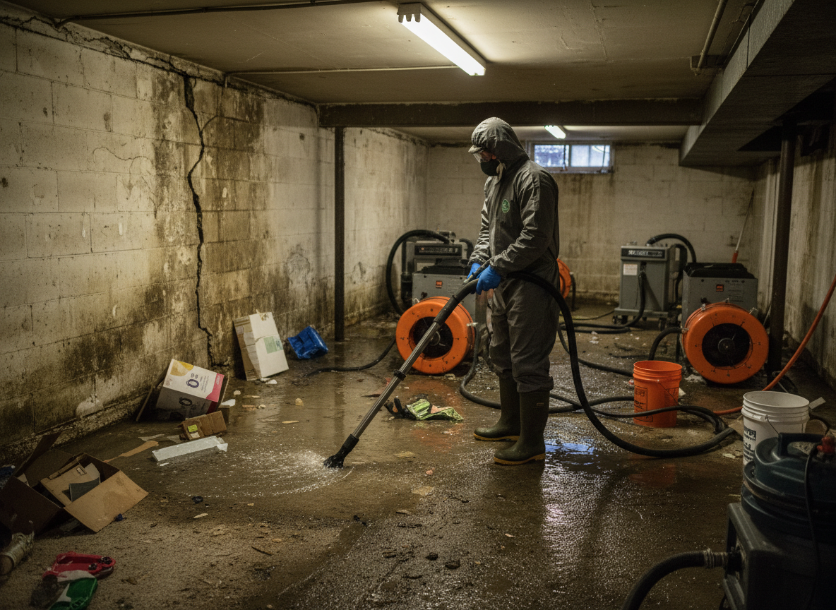 Water Damage Restoration in Downtown Newark DE